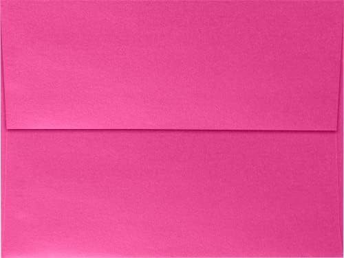LUXPaper A7 Invitation Envelopes | Peel & Press | 5 1/4" x 7 1/4" | Azalea Metallic | 80lb. Text | 1,000 Qty - Image 2