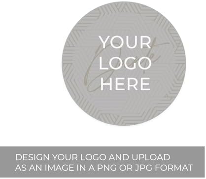 Custom Round 1.5" Logo Stickers / 250 Personalized Image Labels/White Gloss Circle Small Business DIY Photo Wedding Event Photo Labels/Made in The USA - Image 2
