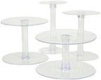 Efavormart Lovely 4 Tier XL Acrylic Crystal Glass Clear Cake Dessert Decorating Stand for Birthday Xmas Party Wedding - Image 7