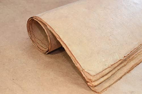Kathmandu Valley Co. Handmade Lokta Decorative Wrapping Paper, Madder Root by KathmanduValleyCo