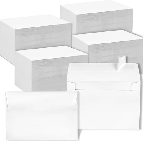 gisgfim Self Adhesive Invitation, 600 Pcs A4 Envelopes 4.25x6.25 Inches by gisgfim