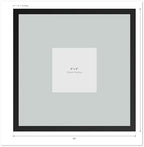 CountryArtHouse Signature Keepsake Frame - Square Mat Window - Gold Bamboo Genuine Hardwood 20x20 8x8 Photo - Metallic Gold Border Mat - Gel Pens Included for Guest Signing - Image 4