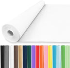 Vanhench White Wrapping Paper Roll 39"×1200" (100FT), Bulletin Board Paper, Arts & Crafts, Bouquet Flower Paper, Painting Drawing Paint Easel Poster Chart Paper, Classroom Art Supplies 70GSM 50LB by Vanhench