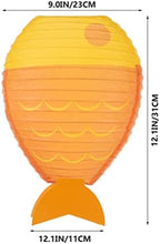 Fish 6pcs Mermaid Fish Shaped Hanging Nautical Party Decoration Supplies for Baby Shower Birthday - Image 7