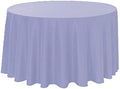 Polyester Round Tablecloth 120" Ideal for 60 inch round table (Lavender) by KS+Linens