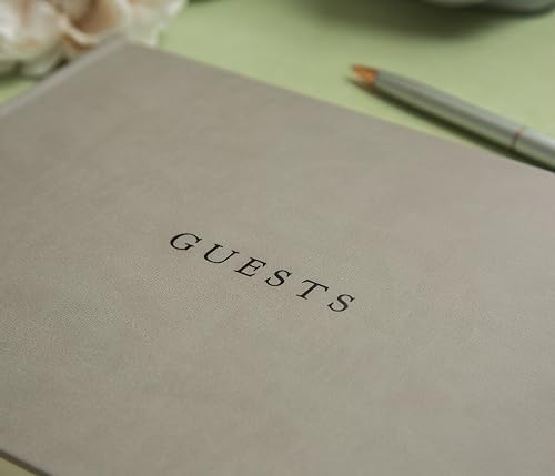 Large Photo Guest Book (Taupe) - Up To 240 Photo Slot | Fits Instant Photos - Image 5