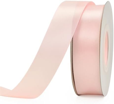Listones para Flores Eternas 4 Rolls 25yards/roll Single Face Satin Ribbon 6 9 13 16 25 38 Mm Ribbons 1/4" 3/8/" 1/2" 5/8" 1" 1.5" Inch for Handmade Craft Gifts(Powder Pink 115,6mm) by Unknown