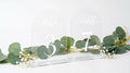 Clear Arch Acrylic Table Numbers for Wedding Reception - 5" x 7" White Font Centerpiece Set with Holder Stands & Head Table Sign - Anniversary, Event, Party, Wedding set 1-15 by SublimeSoir%C3%A9e