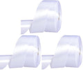 YASEO 1 1/2 Inch White Solid Satin Ribbon for Gift Wrapping, 50 Yards (Pack of 3) by YASEO