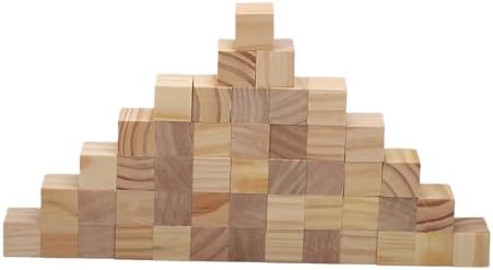 Buachois Baby Shower Block Game Set 48 Wooden Blocks Markers - Image 5