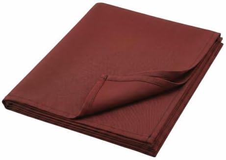 Thick Deep Red Tablecloth, Water & Wrinkle Resistant, 54x120 Inch - Image 5