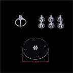8 Set Balloon Sticks With Bases DIY Balloons Stand Balloon Holder Column Clear Happy Birthday Party Decorations Kids Baby Shower Wedding Party SuppliesNO.784 - Image 3