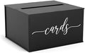 Wooden Wedding Card Box with Slot and Lid | Graduation Card Box for Party 2026 | Grad Gift Money Envelope Holder for Reception, Bridal Shower, Birthday, Retirement | Rustic Keepsake Decorations by HeatherWillow