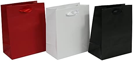 100 Pcs thick Kraft Paper Bags 5.25*8.5*3.25"，Small Shopping Bags with handles Bulk，Craft Gift Bags, Retail Bags, Recycled Bulk, Brown Paper Bags for Wedding，Packaging, Birthday Party，Business, Goody and Kraft Merchandise Bag (5.25x8.5x3.25inch, White) - Image 6