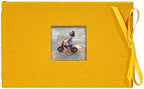 Kolo Noci Small 4x6 Photo Album, Holds 24 Photos, Ideal for Weddings and Baby Books, Indian Yellow by KOLO