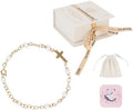 Baby Baptism Bracelet with Cross - Baptism Gifts for Girl by Cafzed