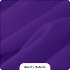 Fitable 8 Pack Purple Tablecloths 120 Inch Round for 48"-96" Tables - Image 3