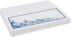Scribble Vintage Swirl Place Cards, Royal Blue, Set of 150, Pre-cut and Sco - Image 4