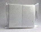 Of The Earth Handmade Paper - Wildflower Seed Paper Folding Table Card - Place/Name/Gift - 3.5" x 4" - Set of 96 (10s White Seed) - Image 2