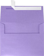 LUXPaper A6 Invitation Envelopes | Peel & Press | 4 3/4" x 6 1/2" | Amethyst Metallic | 80lb. Text | 250 Qty by LUXPaper