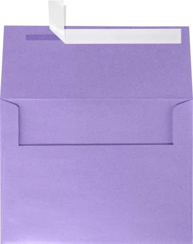 LUXPaper A6 Invitation Envelopes | Peel & Press | 4 3/4" x 6 1/2" | Amethyst Metallic | 80lb. Text | 250 Qty by LUXPaper