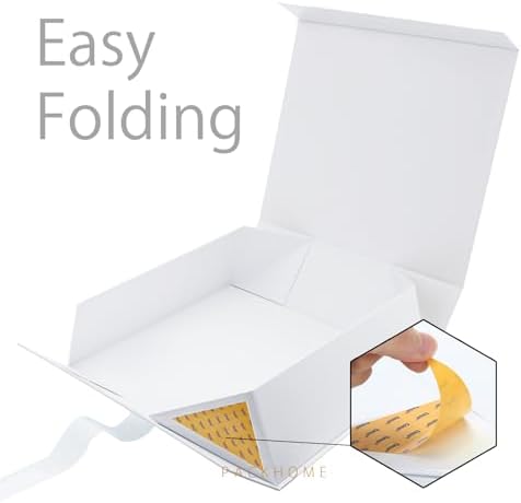 PACKHOME Extra Large White Gift Box with Ribbon Magnetic Lid 17x14.5x5.5in - Image 5