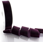 2" Velvet Ribbon Single Sided Soft Plush Luxury Craft Trim for Hair Bows Sewing Gift Wrapping Decorations Floral Arrangements and DIY Projects (Rustic Plum, 25 Yards) - Image 2