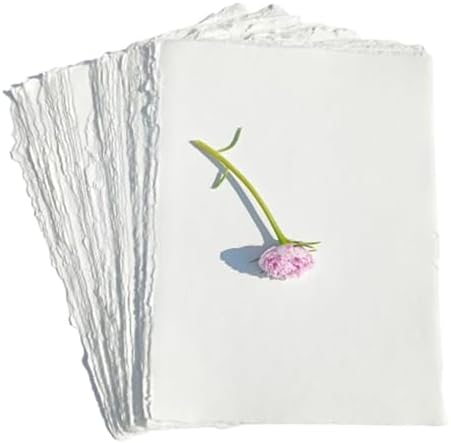Mixed Media Loose Leaf Paper for Watercolor, Writers, Invitations, Crafts - Thick 150 GSM Ivory White-501-12x15-100 by Unknown