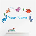 Oliver's Labels Premium Name Wall Decals - Matte Finish Personalized Wall Art for Kids' Rooms & Nurseries (Dinosaurs) by Oliver%27s+Labels