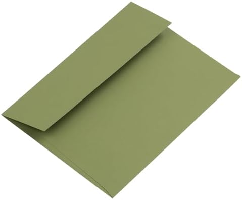 LUXPaper A7 Invitation Envelopes | Peel & Press | 5 1/4" x 7 1/4" | Olive Green | 70lb. Text | 1000 Qty - Image 5