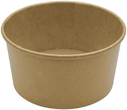 Karat Double Poly Lined Paper Soup Containers - Leak-Proof Food Storage for Hot or Cold Meals - Ideal for Ice Cream, Soup, Salad - Case of 600 (24oz) - Image 7