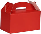 Red Gable Boxes with Handles, 9.45"x5"x5", 30 Pack by AOSRIC