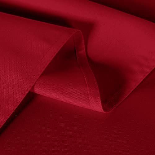 sancua 2 Pack Red Tablecloths 60x120 Inch for 8 Feet Rectangle Tables - Image 5