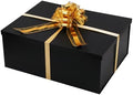 UoeRing Black Extra Large Gift Box 1Pcs 22x17x9 inch,luxury Gift Box with Lid for Presents Birthday Christmas Valentine's Day (Contain Pull Bows,Card,Envelope,Filler) by Unknown