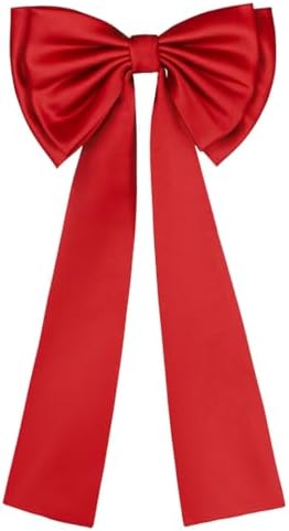 Detachable Coquette Satin Big Bow for Dress Cute Decor Bowknot by GRYUIRY
