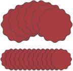 100Pcs Burgendy Red Thick Paper Placemats, Disposable Waterproof Place Mats by Unknown