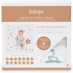 Lulujo Baby’s First Year Milestone Blanket and Card Set | 40in x 40in (Written in the Stars) - Image 2