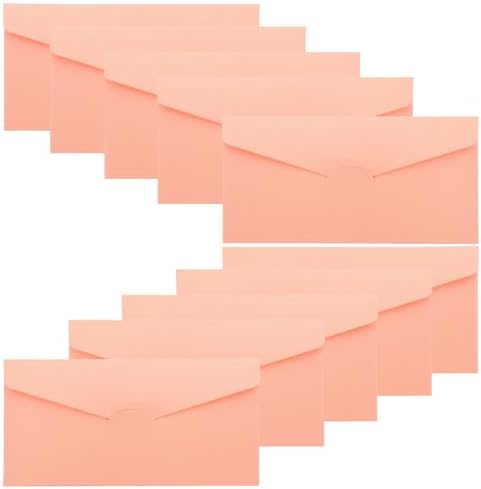 50pcs Iridescent Paper Invitation Envelopes Pink for Banquet by levemolo