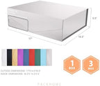 PACKHOME Extra Large Silver Gift Box Magnetic Lid 17x14.5x5.5in - Image 2