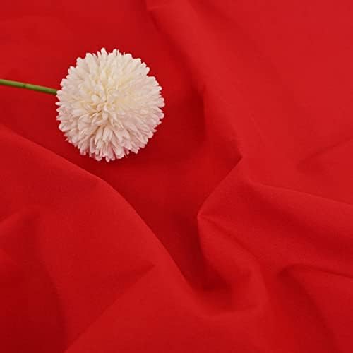 fani 10 Packs Red Round Tablecloth - 120 Inch, Polyester - Image 3