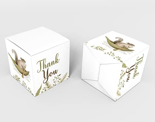 Paper Box - Mini Favor Box For Baby Shower 4x4x4 Inches Paper Gift Boxes, Candy Paper Box For Party Favors, Baby Shower Cute Animals,Boy/Girl Theme- Pack Of 20 - Image 2
