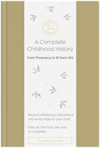 Promptly Journals, A Complete Childhood History: From Pregnancy to 18 Years Old (Sage Green, Linen) | Baby Book and Pregnancy Journal | Baby Memory Book by PromptlyJournals