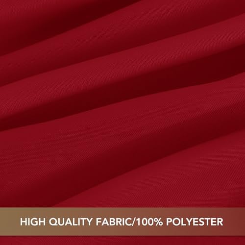 sancua Rectangle Tablecloths Table Cloth, 54x108 Inch 8 Pack, Christmas Red - Image 6