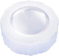 WDF 60pcs Clear Plastic Plates Disposable - 10.25inch Clear Dinner Plates Baroque Disposable Plates for Wedding/Party/Birthday/Summer Party by WDF