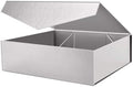 PACKHOME Extra Large Silver Gift Box Magnetic Lid 17x14.5x5.5in by PACKHOME