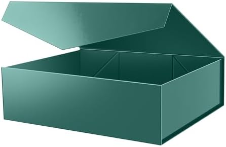PACKHOME Extra Large Green Gift Box Magnetic Lid 17x14.5x5.5in by PACKHOME