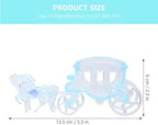 Abaodam Carriage Gift Box Set of 5 7.87 X 5.31 X 2.16 in Wedding Favor Boxes for Candy Chocolates Small Gifts Baby Shower Birthday Party - Image 2