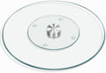 Glass Cake Stand,13.78 inch Cake Display Stand,Rotating Cake Turntable for Cake of Tempered Glass,Dessert Stand for Party,Birthday,Baby Shower,Wedding by HIFOGANG