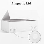 LIFELUM White Magnetic Gift Box for Wedding Presents, 14"x8.5"x4.5" - Image 3