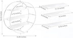 White 3 Tier Metal Cupcake Stand Tiered Dessert Display Serving Tray - Image 5